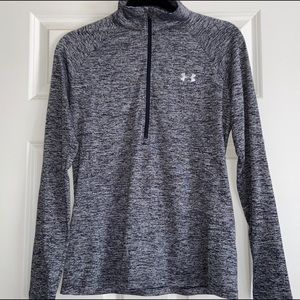 Under Armour Loose Fit, 3/4 Zip-Up, Heat Gear, Workout Top